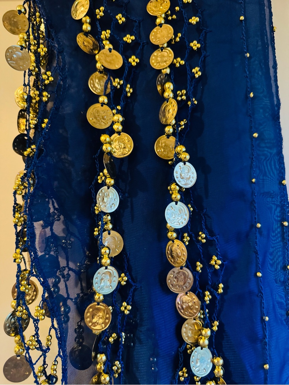 Belly Dancing Coin Scarf